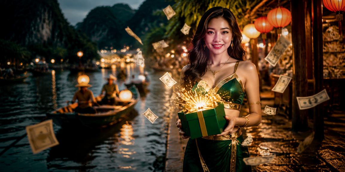Người dùng tại chợ đêm Ninh Bình theo dõi kết quả cược casino và kiểm tra điểm VIP
